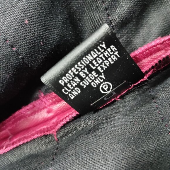 Lafayette 148 New York Burgundy 100% Leather Open Front Layered Jacket Size 6 - Picture 10 of 15